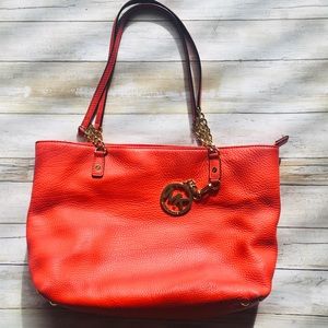 Orange Michael Kors Purse